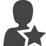 User Star SVG Icon